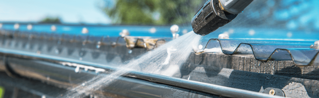 Water Pressure Spraying Gutters